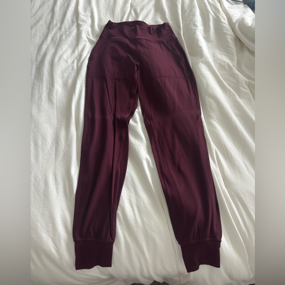 Maroon Lululemon Align Joggers